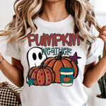 Pumpkin Weather DTF Transfer DTF Heat Press Transfer from Sweet Tee Transfers