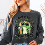 First of All Jesus Thinks I'm a Delight DTF Transfer DTF Heat Press Transfer from Sweet Tee Transfers