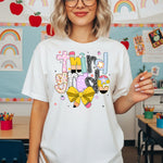 Back to School Pencil Bow Third Grade DTF Transfer DTF Heat Press Transfer from Sweet Tee Transfers