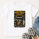 Every Night Is Fright Night Live at the Haunted Hall DTF Transfer DTF Heat Press Transfer from Sweet Tee Transfers