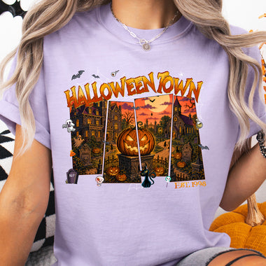 Halloween Town Est. 1998 DTF Transfer DTF Heat Press Transfer from Sweet Tee Transfers