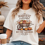 The Harvest Is Plentiful but the Laborers Are Few Matthew 9:37 DTF Transfer DTF Heat Press Transfer from Sweet Tee Transfers