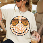 Smiley Distressed DTF Transfer DTF Heat Press Transfer from Sweet Tee Transfers