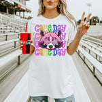 Raccoons School Mascot DTF Transfer – Game Day DTF Heat Press Transfer from Sweet Tee Transfers
