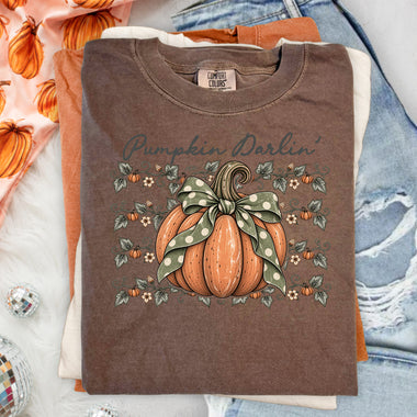 Pumpkin Darlin' DTF Transfer DTF Heat Press Transfer from Sweet Tee Transfers