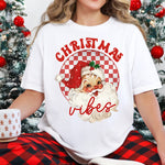 Christmas Vibes Santa DTF Transfer DTF Heat Press Transfer from Sweet Tee Transfers