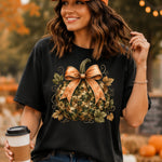 Camo Pumpkin with Bow DTF Transfer DTF Heat Press Transfer from Sweet Tee Transfers