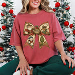 Vintage Christmas Bow DTF Transfer DTF Heat Press Transfer from Sweet Tee Transfers