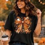 Floral Fall Ghost Coquette Bow DTF Transfer DTF Heat Press Transfer from Sweet Tee Transfers
