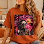 Summerween Skelly with Gum DTF Transfer DTF Heat Press Transfer from Sweet Tee Transfers