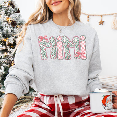 Mimi Pink Christmas DTF Transfer DTF Heat Press Transfer from Sweet Tee Transfers