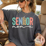 Senior Mom 2027 Heart Pastel DTF Transfer DTF Heat Press Transfer from Sweet Tee Transfers