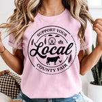 Support Your Local County Fair DTF Transfer DTF Heat Press Transfer from Sweet Tee Transfers