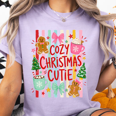 Cozy Christmas Cutie DTF Transfer DTF Heat Press Transfer from Sweet Tee Transfers