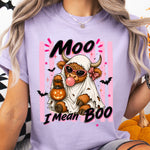 Preppy Moo I Mean Boo DTF Transfer DTF Heat Press Transfer from Sweet Tee Transfers