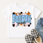 Blue Fourth Grade Sports DTF Transfer DTF Heat Press Transfer from Sweet Tee Transfers