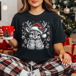 Rudolph in Santa Hat DTF Transfer DTF Heat Press Transfer from Sweet Tee Transfers