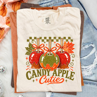 Candy Apple Cutie DTF Transfer DTF Heat Press Transfer from Sweet Tee Transfers