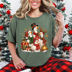 Christmas Geese Family DTF Transfer DTF Heat Press Transfer from Sweet Tee Transfers