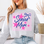 Senior Mom Striped Stars DTF Transfer DTF Heat Press Transfer from Sweet Tee Transfers