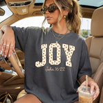 Joy Polka Dots John 16:22 DTF Transfer DTF Heat Press Transfer from Sweet Tee Transfers