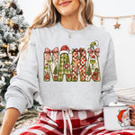 Green Guy NANA Christmas DTF Transfer DTF Heat Press Transfer from Sweet Tee Transfers