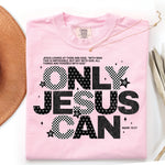 Only Jesus Can DTF Transfer DTF Heat Press Transfer from Sweet Tee Transfers