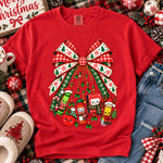 Teacher Christmas Charm Bow DTF Transfer DTF Heat Press Transfer from Sweet Tee Transfers