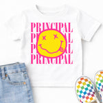 Nirvana Principal Smiley Face DTF Transfer DTF Heat Press Transfer from Sweet Tee Transfers