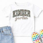Camo Kindergarten DTF Transfer DTF Heat Press Transfer from Sweet Tee Transfers