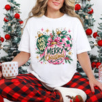 Merry Christmas Ho Ho Ho Ornaments DTF Transfer DTF Heat Press Transfer from Sweet Tee Transfers