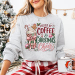 Fueled by Coffee and Christmas Cheer DTF Transfer DTF Heat Press Transfer from Sweet Tee Transfers