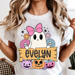 Ghost Girl Personalized Halloween DTF Transfer DTF Heat Press Transfer from Sweet Tee Transfers