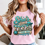 She's from Texas I Can Tell DTF Transfer DTF Heat Press Transfer from Sweet Tee Transfers