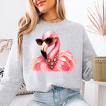 Glam Flamingo DTF Transfer DTF Heat Press Transfer from Sweet Tee Transfers