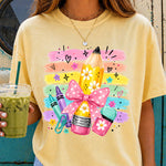 Back to School Brushstroke Pencil DTF Transfer DTF Heat Press Transfer from Sweet Tee Transfers