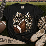 Cheetah Bow Football DTF Transfer DTF Heat Press Transfer from Sweet Tee Transfers