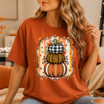 Football Pumpkin Stack DTF Transfer DTF Heat Press Transfer from Sweet Tee Transfers