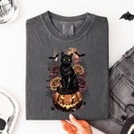 Black Cat on Pumpkin DTF Transfer DTF Heat Press Transfer from Sweet Tee Transfers