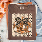 Cream Striped Polka Dot Fall DTF Transfer DTF Heat Press Transfer from Sweet Tee Transfers