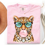 Trendy Glam Leopard Bubblegum DTF Transfer DTF Heat Press Transfer from Sweet Tee Transfers
