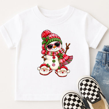 Snowman Peace DTF Transfer DTF Heat Press Transfer from Sweet Tee Transfers