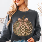 Fall Pumpkin Checkered Camo DTF Transfer DTF Heat Press Transfer from Sweet Tee Transfers