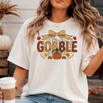Gobble with Bow DTF Transfer DTF Heat Press Transfer from Sweet Tee Transfers