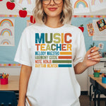 Music Teacher DTF Transfer DTF Heat Press Transfer from Sweet Tee Transfers