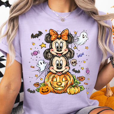 Mouse Pumpkin Tower DTF Transfer DTF Heat Press Transfer from Sweet Tee Transfers