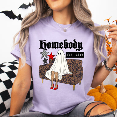 Homebody Club Ghost DTF Transfer DTF Heat Press Transfer from Sweet Tee Transfers