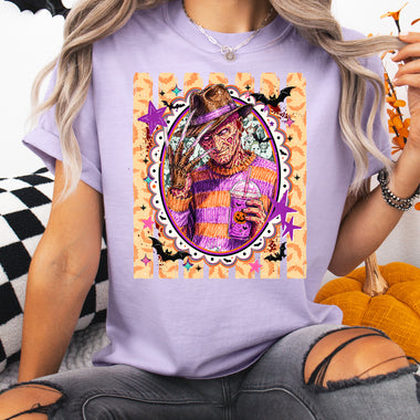 Horror Freddy Stripes DTF Transfer DTF Heat Press Transfer from Sweet Tee Transfers