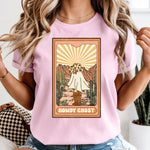 Howdy Ghost Card DTF Transfer DTF Heat Press Transfer from Sweet Tee Transfers