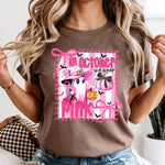 In October We Wear Pink Ghost DTF Transfer DTF Heat Press Transfer from Sweet Tee Transfers